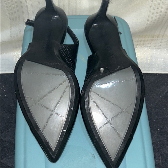 Calvin Klein Black Slingback Heels - Picture 3 of 4